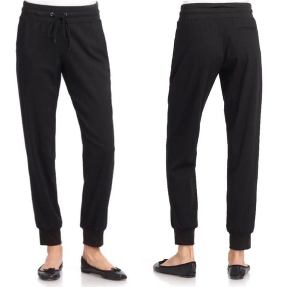 BCBGMaxAzria Black Griffen Jogger Pants Size XS - Picture 1 of 7
